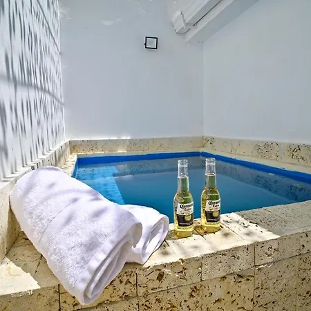 Casa Con Piscina Y Terraza Privada A Pasos De La Playa Сasa de vacaciones Cartagena